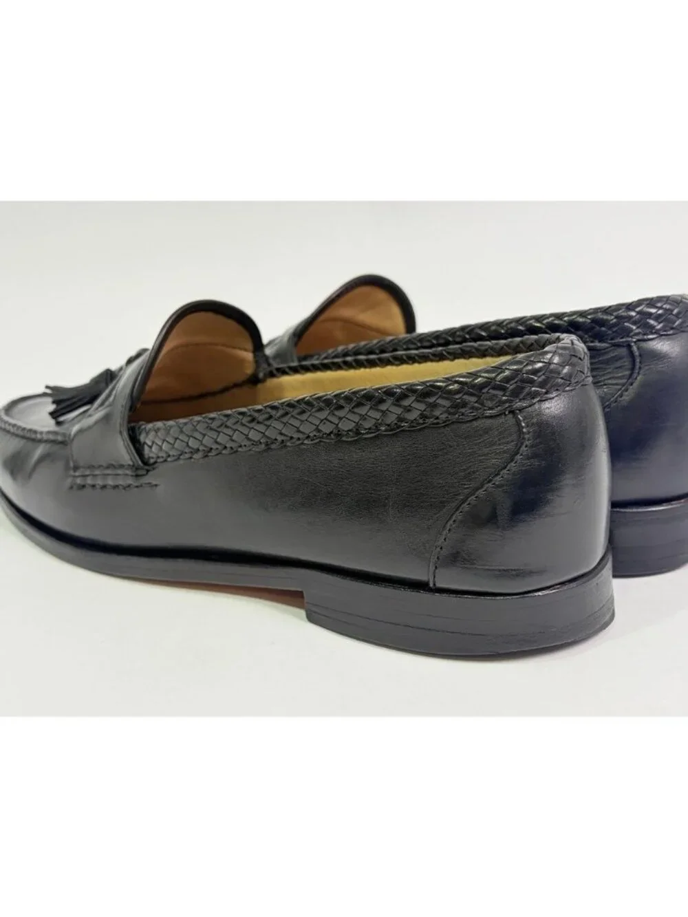 Allen Edmonds Maxfield Loafers Dress Shoes Mens Size 13 Black Leather 47711 USA